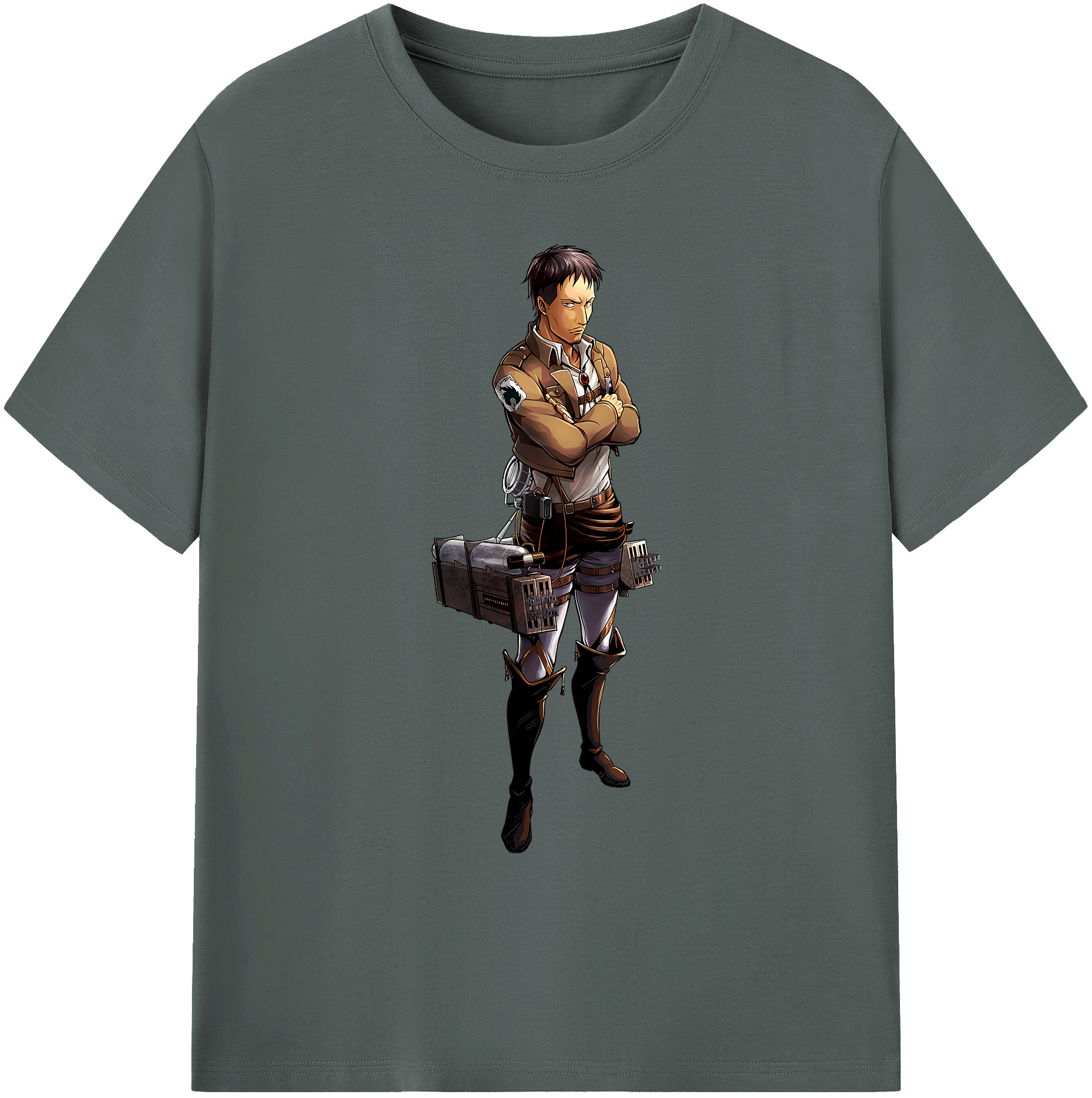 （画像用） 進撃の巨人 Attack on Titan 綿100％ メンズ半袖Tシャツ｜肌触りやわらか＆通気性